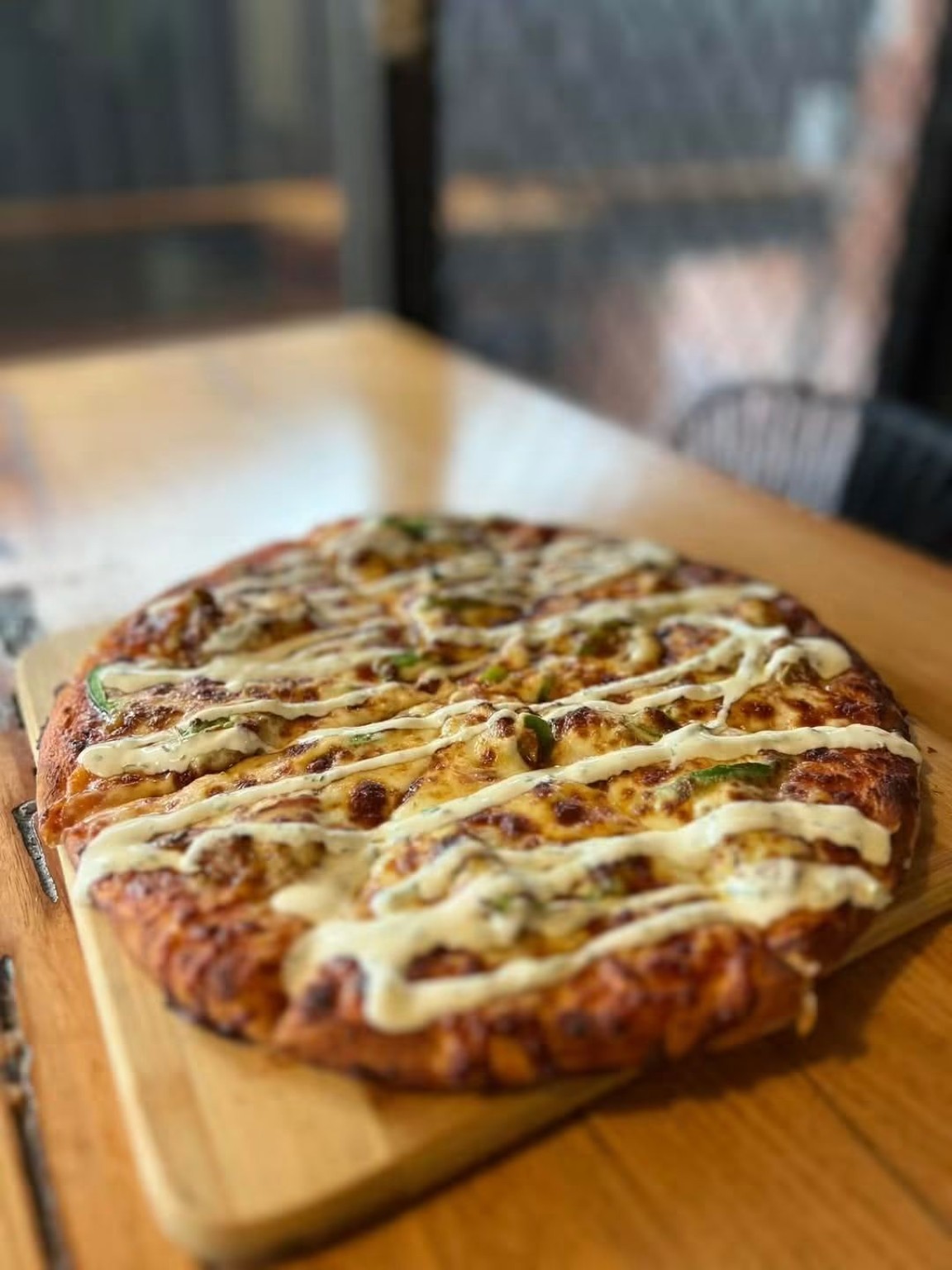 Pizza made at Siracusa